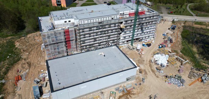 Nowa siedziba Instytutu Rozrodu Zwierząt i Badań Żywności PAN w Olsztynie już prawie gotowa [ZDJĘCIA Z DRONA]