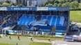 Efektowna oprawa olsztyńskich kibiców w trakcie spotkania z Siarką Tarnobrzeg