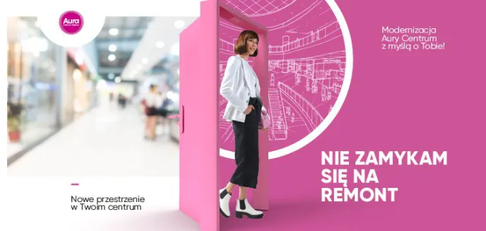 Aura Centrum Olsztyna zmienia się na lepsze