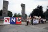 Zorganizowany przez Lewicę Razem i stowarzyszenie ''Borussia'' happening natknął się na pozostawiony przez Jerzego Szmita banner z totalitarnymi symbolami