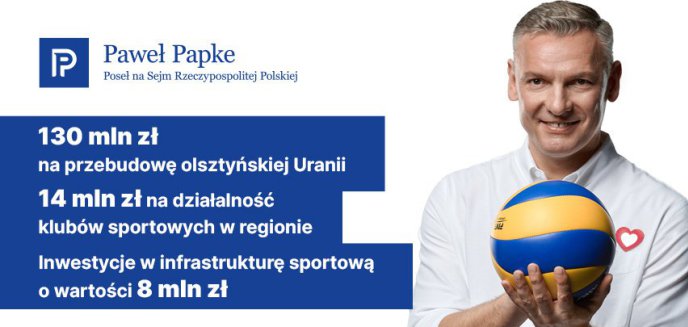 Kondycja sportu w Olsztynie i w regionie. Nowa Urania, wsparcie 560 klubów i organizacji związanych ze sportem. 22 mln zł inwestycji