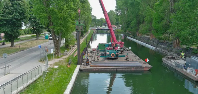 Modernizacja dużego odcinka szlaku Wielkich Jezior Mazurskich. Remont kanału Łuczańskiego na półmetku