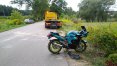 W niedzielę (27 sierpnia) pod Olsztynem doszło do czołowego zderzenia samochodu osobowego z motocyklem