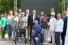 Wspólne zdjęcie z uhonorowanymi osobami, jak również z przedstawicielami lokalnego samorządu i prezesem fundacji Olsztyński Laur Sportowy
