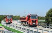 Estakada na nowej inwestycji tramwajowej przeszła próbę obciążeniową