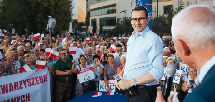 Semeniuk-Patkowska bawi się w grafika? ''Wklejony'' Morawiecki hitem Internetu