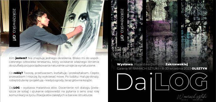 Wystawa malarska Dominiki Zakrzewskiej ''DajLOG''