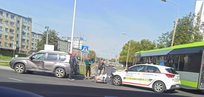 Kierujący nissanem nie ustąpił pierwszeństwa L-ce