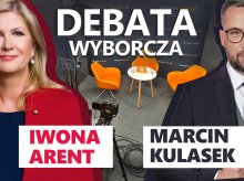 NA ŻYWO. Debata w studiu Olsztyn.com.pl: Iwona Arent (PiS) kontra Marcin Kulasek (Nowa Lewica)
