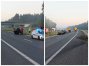 Od rana (10 października) policjanci z olsztyńskiej KMP pracowali na miejscu zdarzenia drogowego na S7 (w kierunku Gdańska). Doszło do kolizji dwóch aut