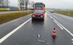 Wypadek na DK16 na wysokości Łęgajn (gmina Barczewo)