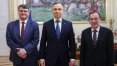 Od lewej: Maciej Wąsik, Andrzej Duda, Mariusz Kamiński