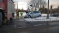 Kolizja na alei Warszawskiej w Olsztynie. Korkuje się na wyjeździe z miasta