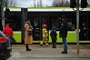 Przed Galerią Warmińską w Olsztynie pojawiły się służby. Miało tam dojść do potrącenia pieszego przez tramwaj
