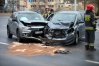 W środę (7 lutego) na ul. Niepodległości w Olsztynie zderzyły się dwa pojazdy osobowe