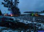 Wypadek z udziałem osobowego volvo i szynobusu w rejonie Dobrego Miasta (powiat olsztyński)
