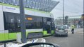 Utrudnienia w centrum Olsztyna. Doszło do zderzenia samochodu z tramwajem