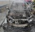 We wtorek (27 lutego) na obwodnicy Olsztyna doszło do pożaru samochodu osobowego