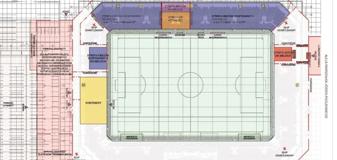 Olsztyn. Rozmawiali na temat przebudowy stadionu miejskiego. Projekt zakłada obiekt dla 12 tys. widzów