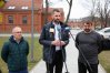 Od lewej: Andrzej Kocięcki, Marcin Możdżonek i Jeremiusz Dutkiewicz