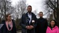 Przedstawiciele komitetu Lepszy Olsztyn z kandydantem na prezydenta Olsztyna - Marcinem Możdżonkiem - mówili o dialogu między władzą, a mieszkańcami