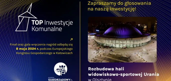 Wybierz Uranię! Trwa głosowanie na Top Inwestycji Komunalnych 2024