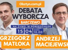LIVE! Grzegorz Matłoka kontra Andrzej Maciejewski. Debata kandydatów na urząd burmistrza Barczewa