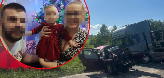 Wypadek w Marwałdzie. 4-letnia Oleńka już nie ukoi płaczu w ramionach rodziców