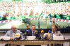 Od lewej: Jacek Kasprzyk (PZPS), Marcin Kuchciński (marszałek województwa), Tomasz Dowgiałło (dyrektor turnieju w Starych Jabłonkach)