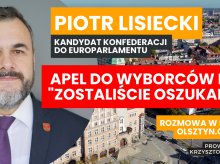Piotr Lisiecki (Konfederacja) do wyborców PiS: "Zostaliście oszukani" [WIDEO]