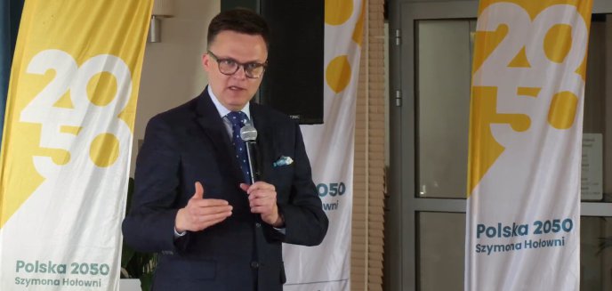 ''Traktaty unijne to nie Pismo Święte''. Szymon Hołownia w Olsztynie o wyborach do PE, transporcie kolejowym i zmianie pokoleniowej