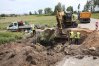 Na ul. Nad Łyną w Bartągu (gmina Stawiguda) służby pracują nad usunięciem awarii. Ruch odbywa się wahadłowo