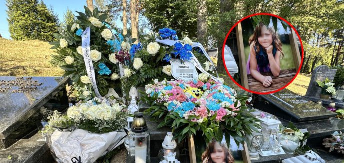 Grób 7-letniej Natusi z Łęgajn utonął w kwiatach. 