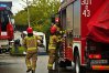 Strażacy pomogli kierowcy autobusu wydostać się z podjazdu