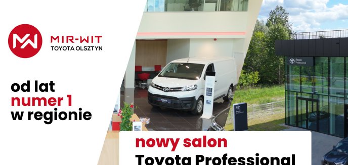 Nowa inwestycja salonu Toyoty w Olsztynie. W ofercie auta dostawcze [WIDEO]