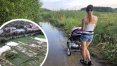 Zalana Łynostrada i odrodzone jezioro, to skutki lipcowych nawałnic, które przeszły przez Olsztyn