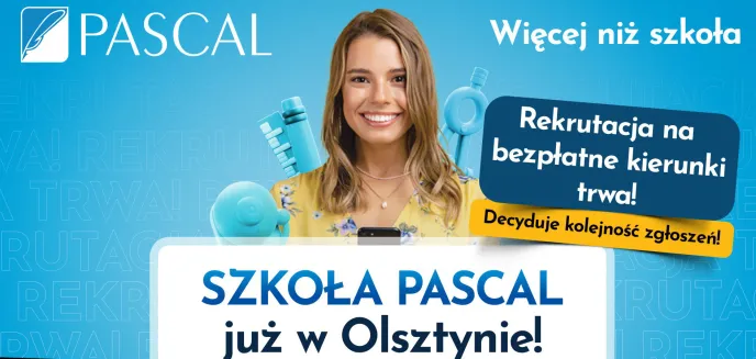 Nowe horyzonty ze szkołą Pascal w Olsztynie. Ostatnie wolne miejsca na zmianę swojego życia!