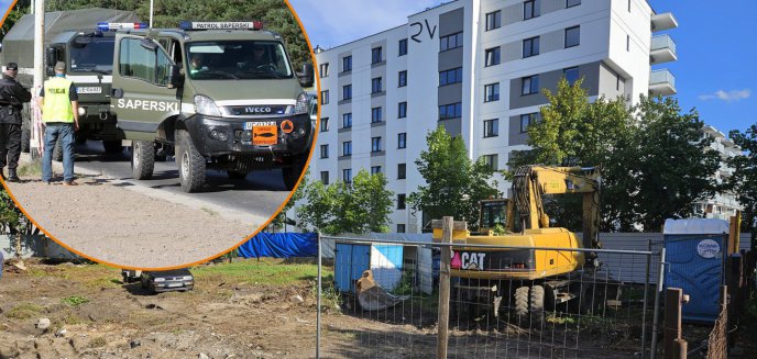 Na budowie przy ul. Kasprzaka w Olsztynie znaleziono pocisk artyleryjski. Ewakuacja mieszkańców [AKTUALIZACJA]