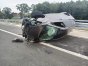 W poniedziałek rano (19 sierpnia) na S16 w gminie Sorkwity doszło do wypadku z udziałem 27-letniego kierowcy hyundaia