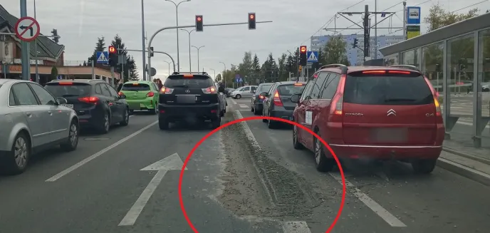 Lał beton na ul. Wyszyńskiego w Olsztynie. Prawda wyszła na jaw na monitoringu