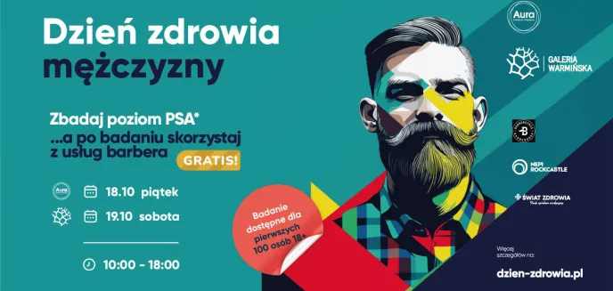 „Dzień Zdrowia Mężczyzny” - mobilny gabinet w Warmińskiej Aurze