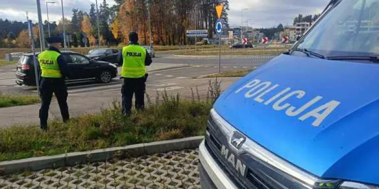 Akcja Znicz na drogach powiatu. Dwa wypadki z udziałem pieszych