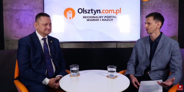 Artykuł: Starosta olsztyński, Andrzej Abako o aneksji gminy Purda, budżecie na 2025 rok oraz głośnych inwestycjach w regionie [WIDEO]