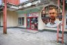 Księgania "Logos" została zamknięta od dnia 14 stycznia 2025 roku. Funkcjonowała 29 lat. Na zdjęciu Łukasz Okuniewski, prezes Książnicy Polskiej, do której należała księgarnia