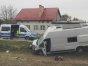 Poniedziałek wielkanocny 2024 roku. W Małdytach doszło do wypadku. 27-latek zjechał na chodnik, gdzie potrącił rodzinę z dzieckiem