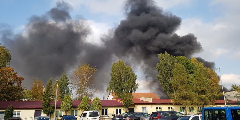 Kto odpowiada za gryzący dym na osiedlu Grunwaldzkim w Olsztynie?