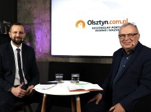 Prezydent Olsztyna o scenie na Targu Rybnym, "dziurze" przed Wysoką Bramą, gminie Purda i podcastach w ratuszu [WIDEO]