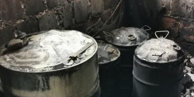 Artykuł: Pod Giżyckiem wybuchła beczka po paliwie