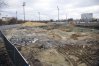 Na działce w pobliżu stadionu miejskiego w Olsztynie rozpoczęły się prace budowlane