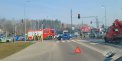 Do poważnego wypadku drogowego doszło we wtorek, 11 marca, na skrzyżowaniu ul. Płoskiego i Dorantta w Olsztynie